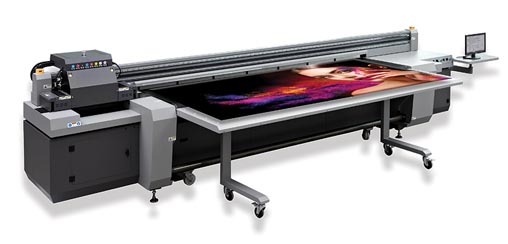 UV hybridní tiskárna Továrna